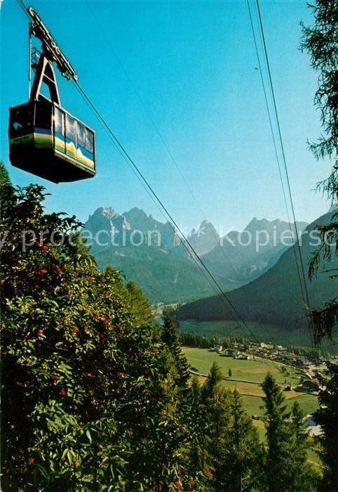 Seilbahn Helmbahn Sexten Dolomiten