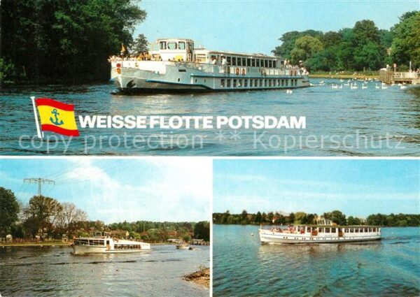 Motorschiffe Sanssouci Berlin Caputh Weisse Flotte P