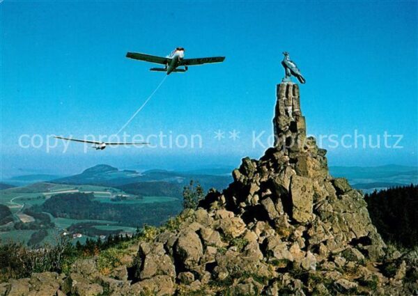 Segelflug Gliding Vol-Voile Vuolo-a-Vela Wasserkuppe Rhön Fliegerdenkmal