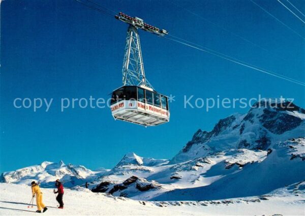 Seilbahn Klein Matterhorn Zermatt Monte Rosa Lis