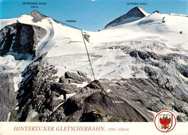 Gletscher Hintertuxer Gletscherbahn Tuxer Ferner