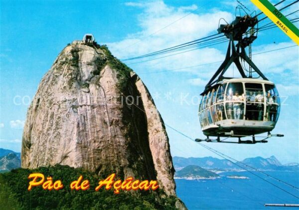 Seilbahn Pao de Acucar Rio de Janeiro Brasil