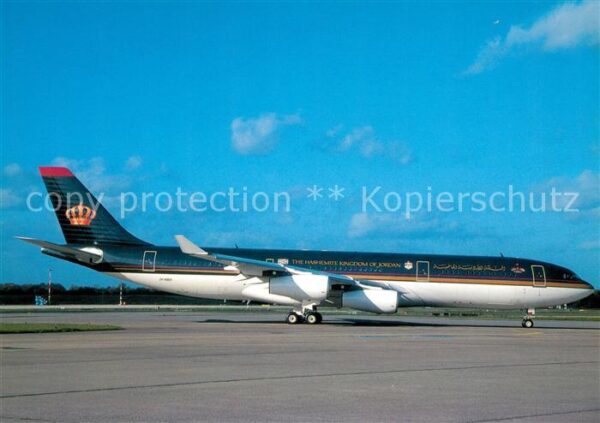 Flugzeuge Zivil Hashemite Kingdom of Jordan A340-211 JY