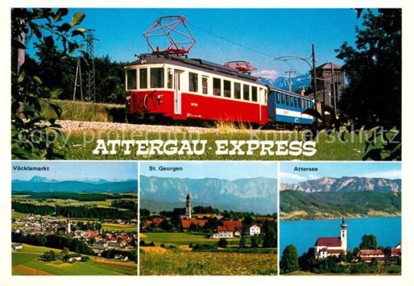 Eisenbahn Attergau-Express Vöcklamarkt St. George