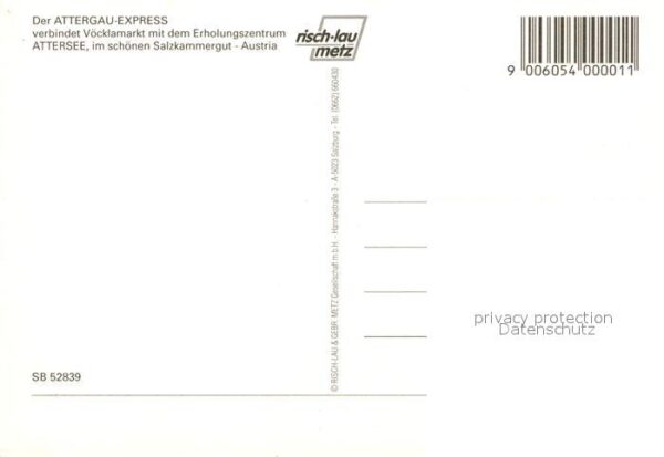 Eisenbahn Attergau-Express Vöcklamarkt St. George – Bild 2
