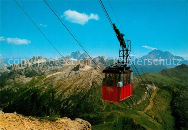 Seilbahn Funivia del Lagazuoi Passo Falzarego Mo