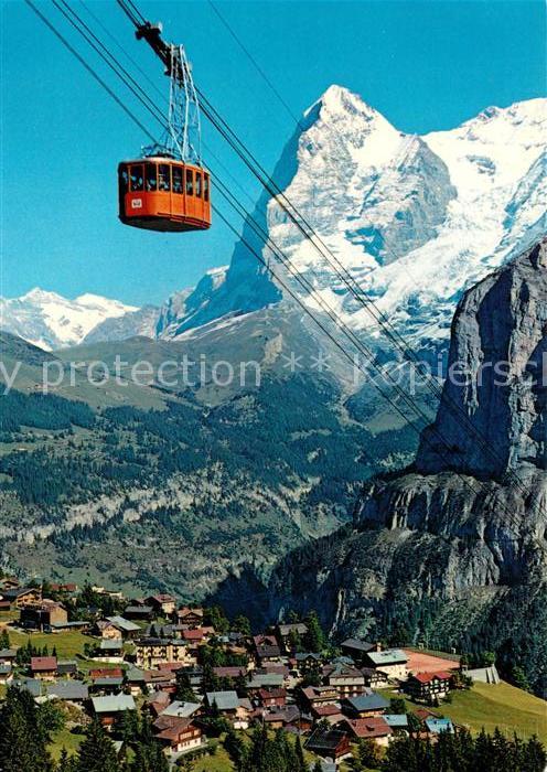 Seilbahn Schilthorn Mürren Wetterhorn Eiger
