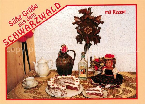 Lebensmittel Schwarzwälder Kirschtorte Rezept Kuckuc