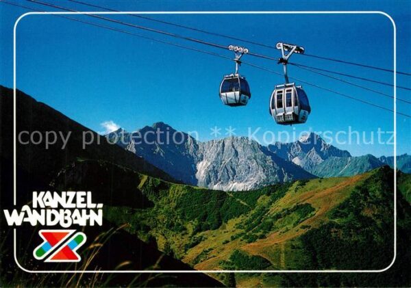 Seilbahn Kanzelwandbahn Kleinwalsertal Elferkopf
