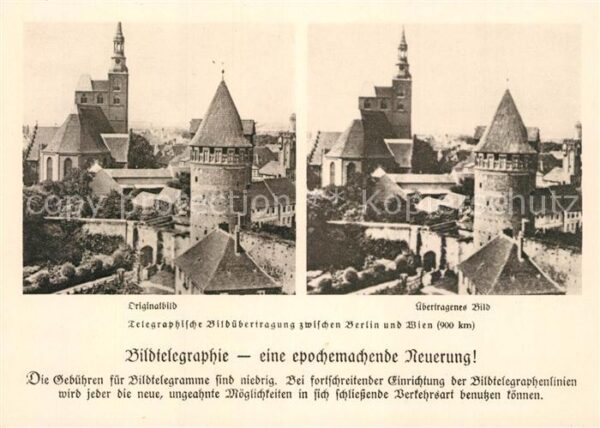 Telegrafie Deutsche Reichspost Bildübertragung Ber
