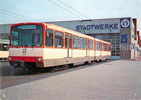 Strassenbahn Stadtbahn-Gelenktriebwagen Typ U3 Stadt
