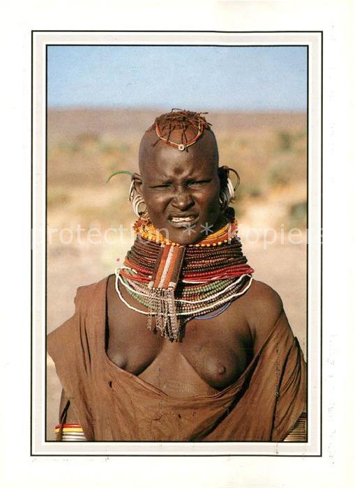 Typen Afrika Turkana Woman Kenya