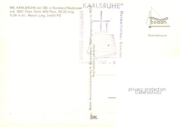 Motorschiffe MS Karlsruhe Konstanz Bodensee – Bild 2