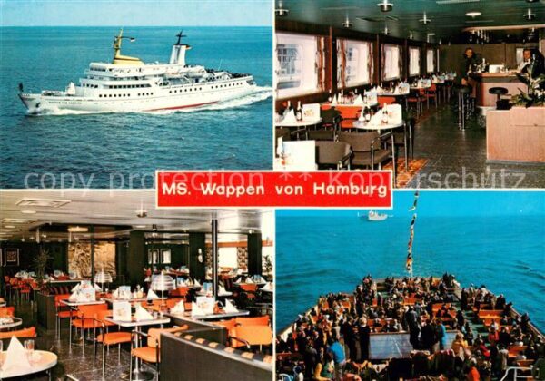 Schiffe Ships Navires MS Wappen von Hamburg