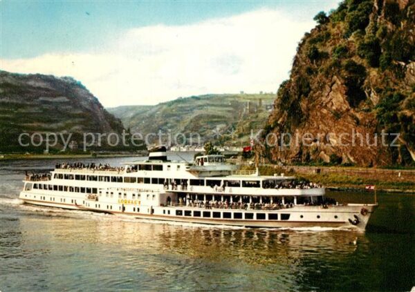 Motorschiffe M.S. Loreley Köln-Düsseldorfer-Rheinsch