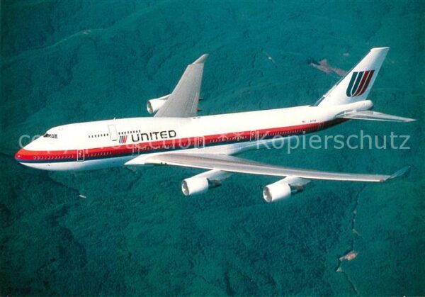 Flugzeuge Zivil United Airlines Boeing 747-400