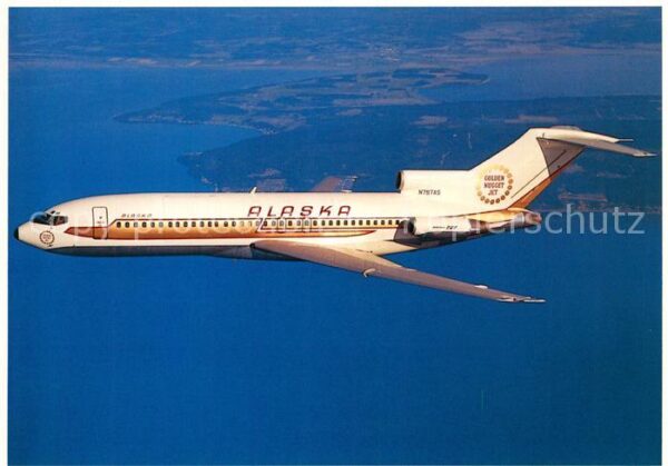 Flugzeuge Zivil Alaska Airlines Golden Nugget Jet Boein