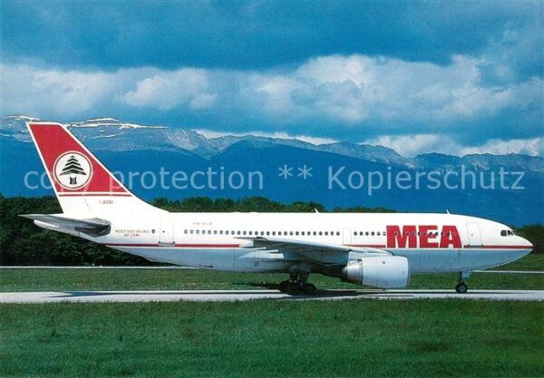 Flugzeuge Zivil MEA Airbus A 310-200 PH-AGE
