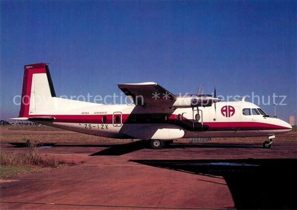 Flugzeuge Zivil Avna Airways Nord 262 ZS-IZX c/n 6