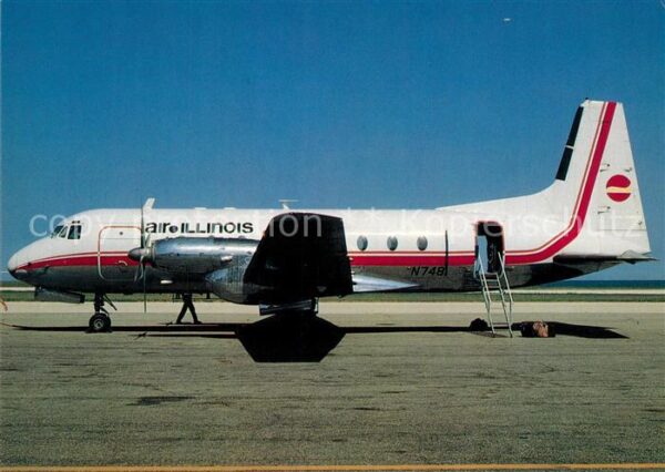 Flugzeuge Zivil Air Illinois HS 748-2A N748 c/n 1716