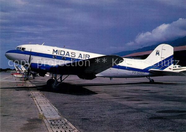 Flugzeuge Zivil Midas Air DC-3C YV-505C c/n 9894