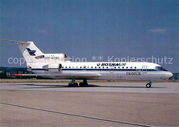 Flugzeuge Zivil Bosna Air Yakolev 42 CCCP-42385