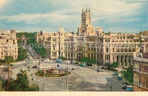 Madrid Spain Cibeles y Casa de Correos