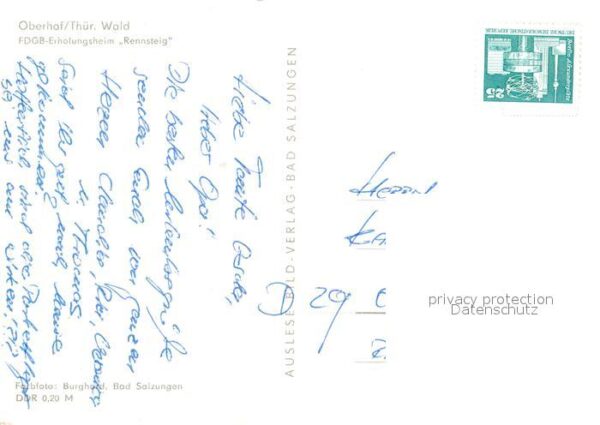 Oberhof Thueringen FDGB Erholungsheim Rennsteig – Bild 2