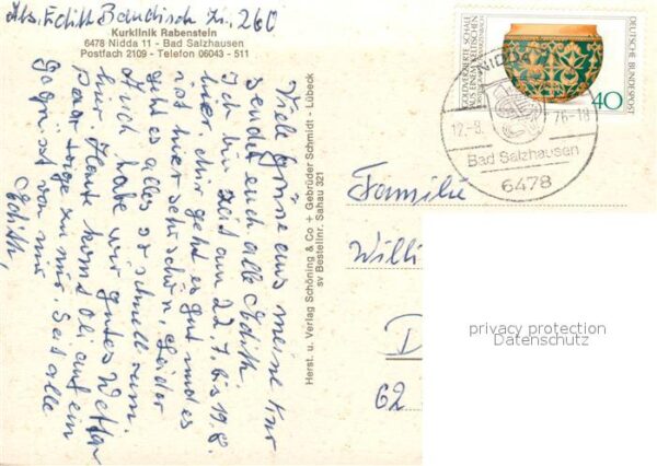 Nidda Kurklinik Rabenstein Speisesaal Hallenb – Bild 2