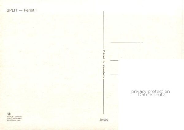 Split Spalato Peristil – Bild 2
