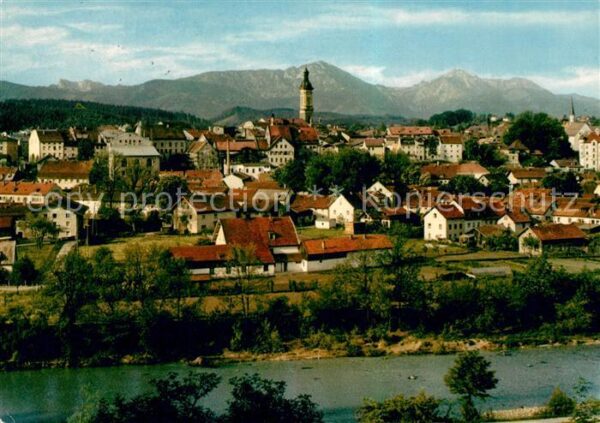 Traunstein Oberbayern Panorama