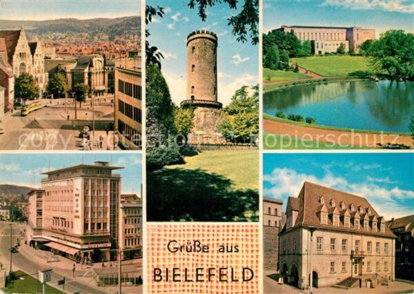 Bielefeld Rathaus Sparrenburg Oetkerhalle Jahnpla