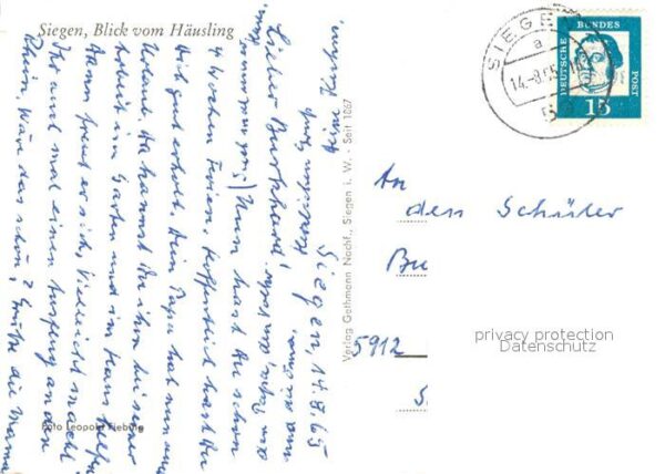 Siegen Westfalen Blick vom Häusling – Bild 2