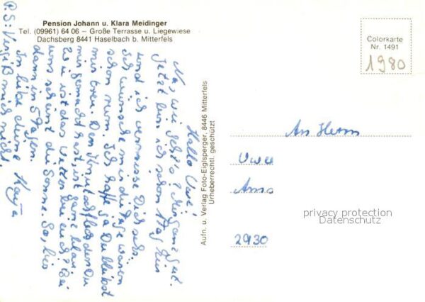 Dachsberg Michelsneukirchen Pension Meidinger Gaststube – Bild 2