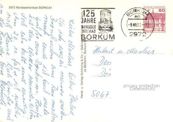 Borkum Kurhaus Südstrand Winter Sturmflut Inse – Bild 2