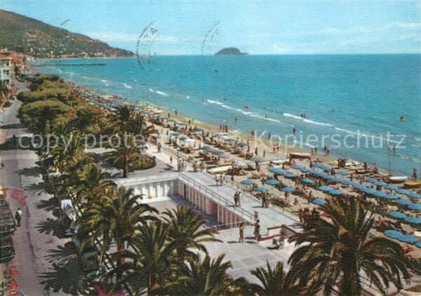 ALASSIO Savona Liguria IT Lungomare e spiaggia