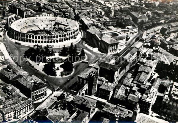 Verona Veneto Fliegeraufnahme