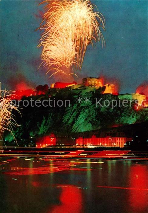 Koblenz Rhein Festung Ehrenbreitstein Rhein in Flamme