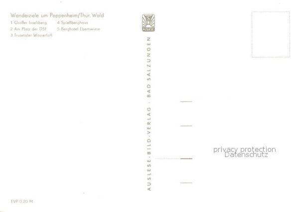 Pappenheim Thueringen Wanderziele im Thüringer Wald Grosser I – Bild 2