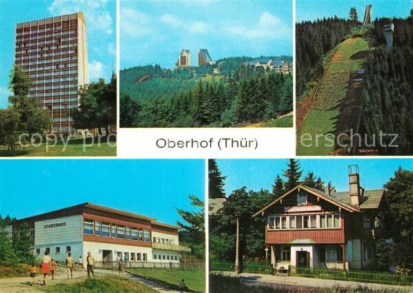 Oberhof Thueringen FDGB Erholungsheim Rennsteig Interhotel