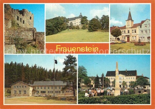 Frauenstein Brand-Erbisdorf Burgruine Schloss Rathaus Ferienheim Ku