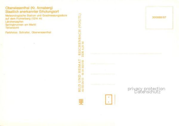 Oberwiesenthal Erzgebirge Meteorologische Station Gradmessungssäu – Bild 2