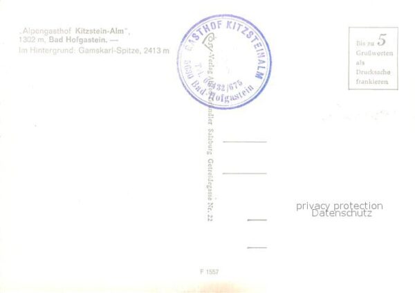 Bad Hofgastein Alpengasthof Kitzstein Alm im Hintergru – Bild 2