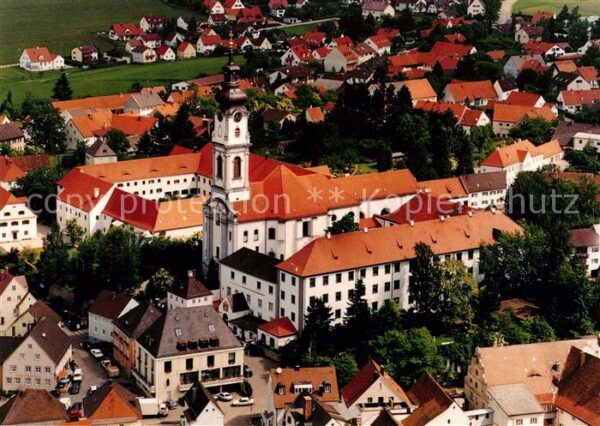Altomuenster Stadtansicht mit Klosterkirche Fliegera