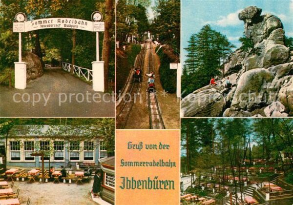 Ibbenbueren Sommerrodelbahn Felsen Gaststätte