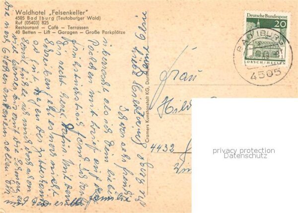 Bad Iburg Waldhotel Felsenkeller Restaurant Cafe – Bild 2