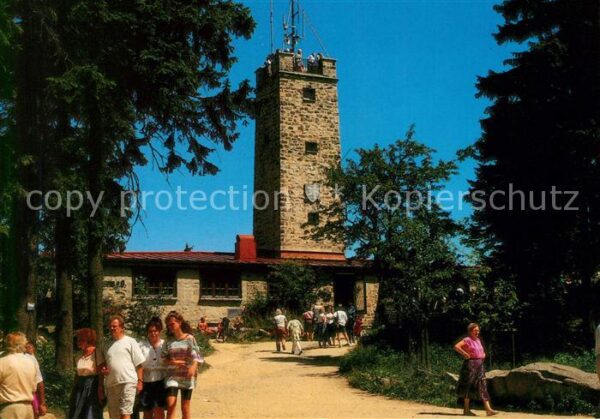 Warmensteinach Berggaststätte Asenturm am Ochsenkopf
