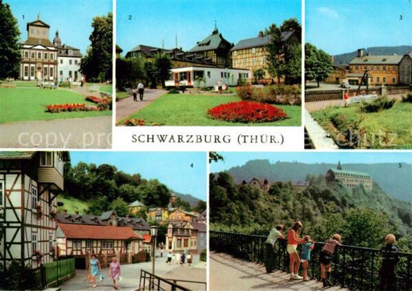 Schwarzburg Thueringer Wald Kaisersaalgebäude 18. Jhdt. Max Reimann