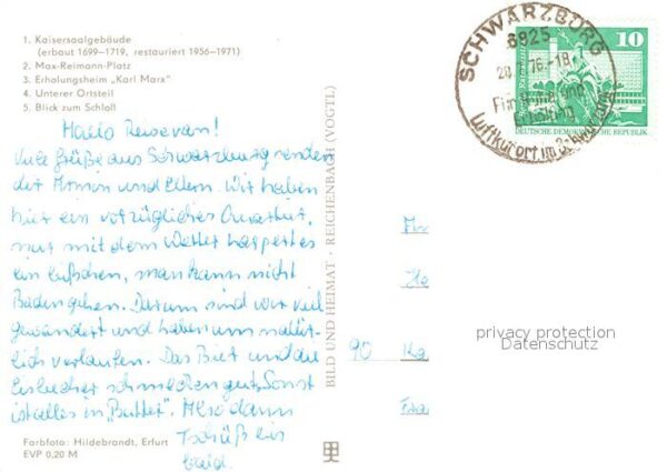 Schwarzburg Thueringer Wald Kaisersaalgebäude 18. Jhdt. Max Reimann – Bild 2