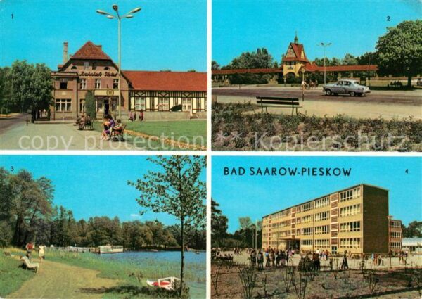 Bad Saarow-Pieskow Bahnhofshotel Johannes R Becher Platz S